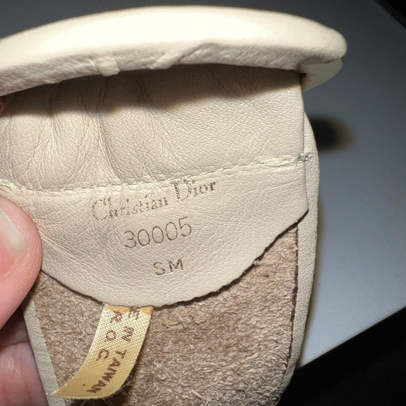 Christian Dior Vintage Leather Belt with Round Buckle Waist Belt Size Small - Picture 8 of 14